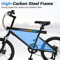 6-Speed Commuter Bicycle with Stereo Speakers and 2 Disc Brakes