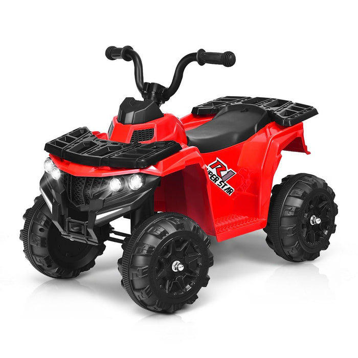 6V Battery Powered ATV with 4 Anti-skid Wheels Music Player
