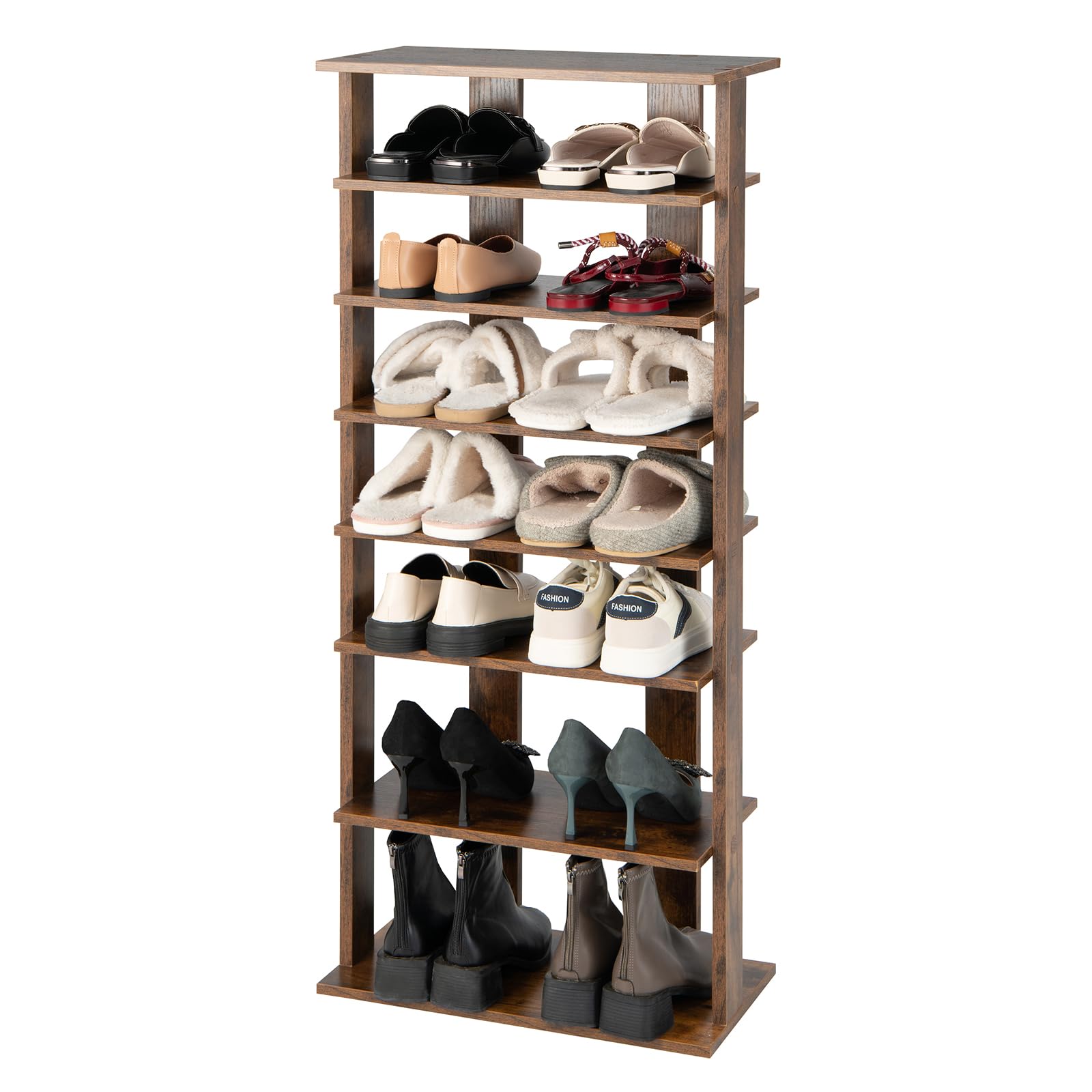 Giantex Double Rows Shoe Shelf, 7-Tier Shoe Rack – Giantex.au