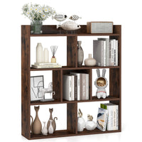 7-cube 3-tier Open Storage Shelf with Anti-tipping Kits for Living Room