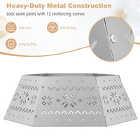 71 cm Metal Christmas Tree Collar Basket Fits up to 305 cm Christmas Tree