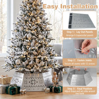 71 cm Metal Christmas Tree Collar Basket Fits up to 305 cm Christmas Tree