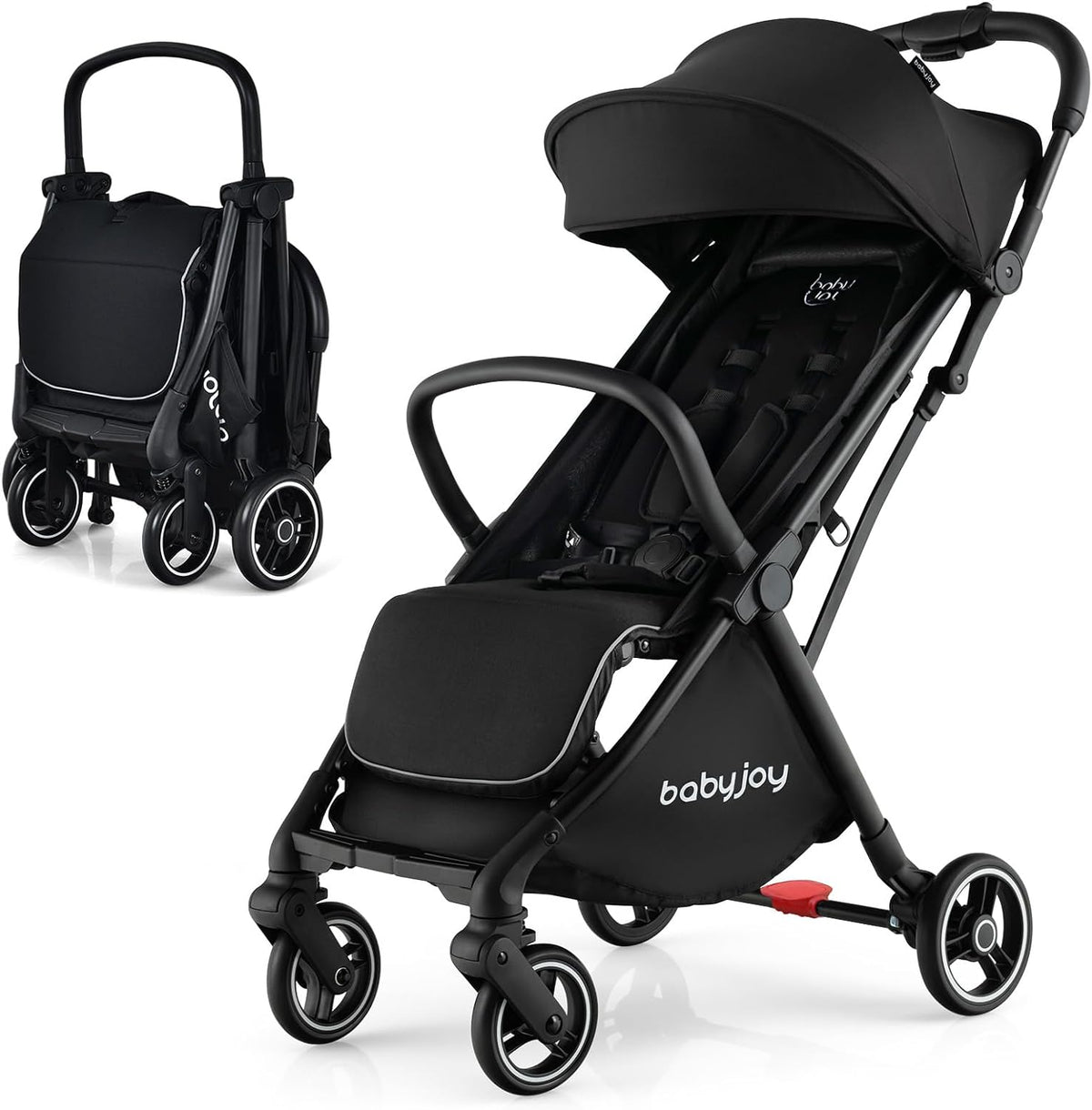 travel stroller australia Compact Travel Stroller for Airplane Infant Toddler Stroller w/Adjusta – Giantex.au