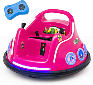 Kids Ride On Car, 12V Electric Bumper Car for Children W/Remote Control