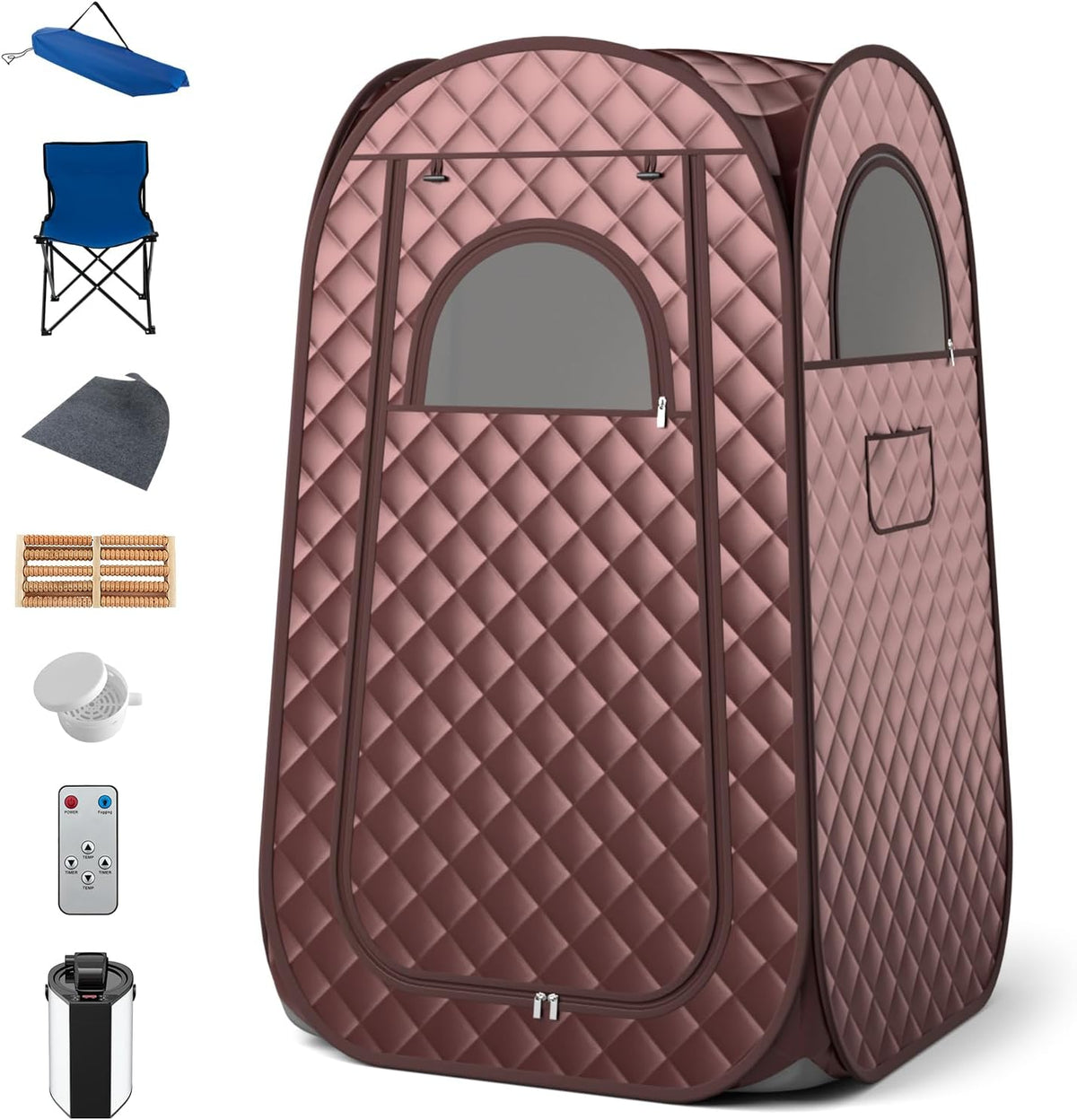 Portable Home Sauna, Full Body Steam Sauna Tent with 3L Steam Generator, Remote Control