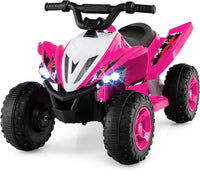 Kids Ride On ATV 12V 4-Wheeler Quad Electric Vehicle w/LED Lights