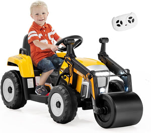 Ride on Car, 12V Road Roller with Remote Control