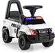 Ride On Push Police Car, Toddler Foot-to-Floor Sliding Toy with Siren