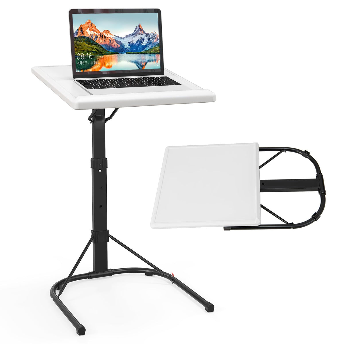 Giantex Height Adjustable C-shaped Laptop Desk