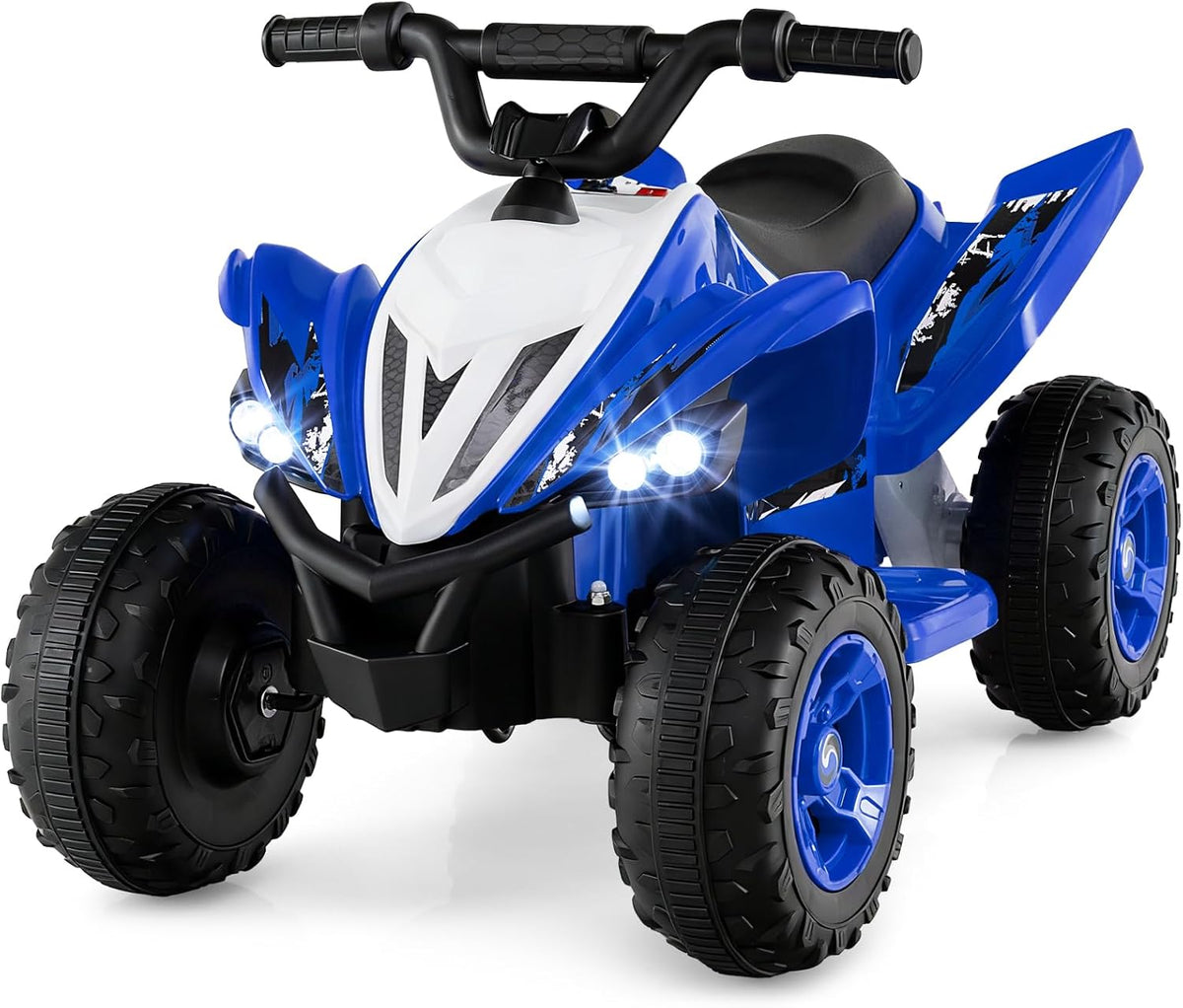 Kids Ride On ATV 12V 4-Wheeler Quad Electric Vehicle w/LED Lights