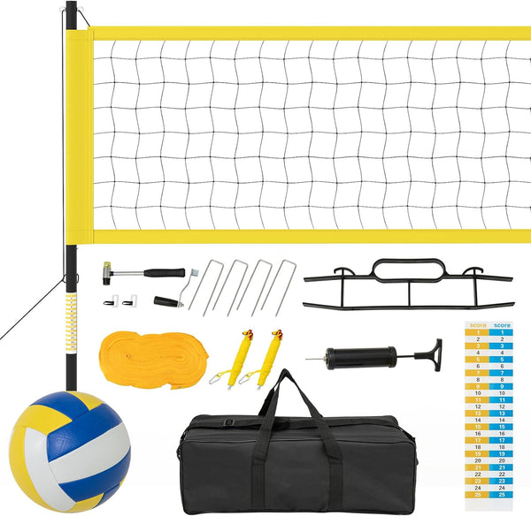 Portable Outdoor Volleyball Net Set