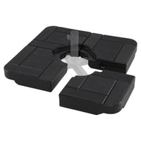 84kg Cantilever Offset Umbrella Base 4 Piece Fillable with Spout