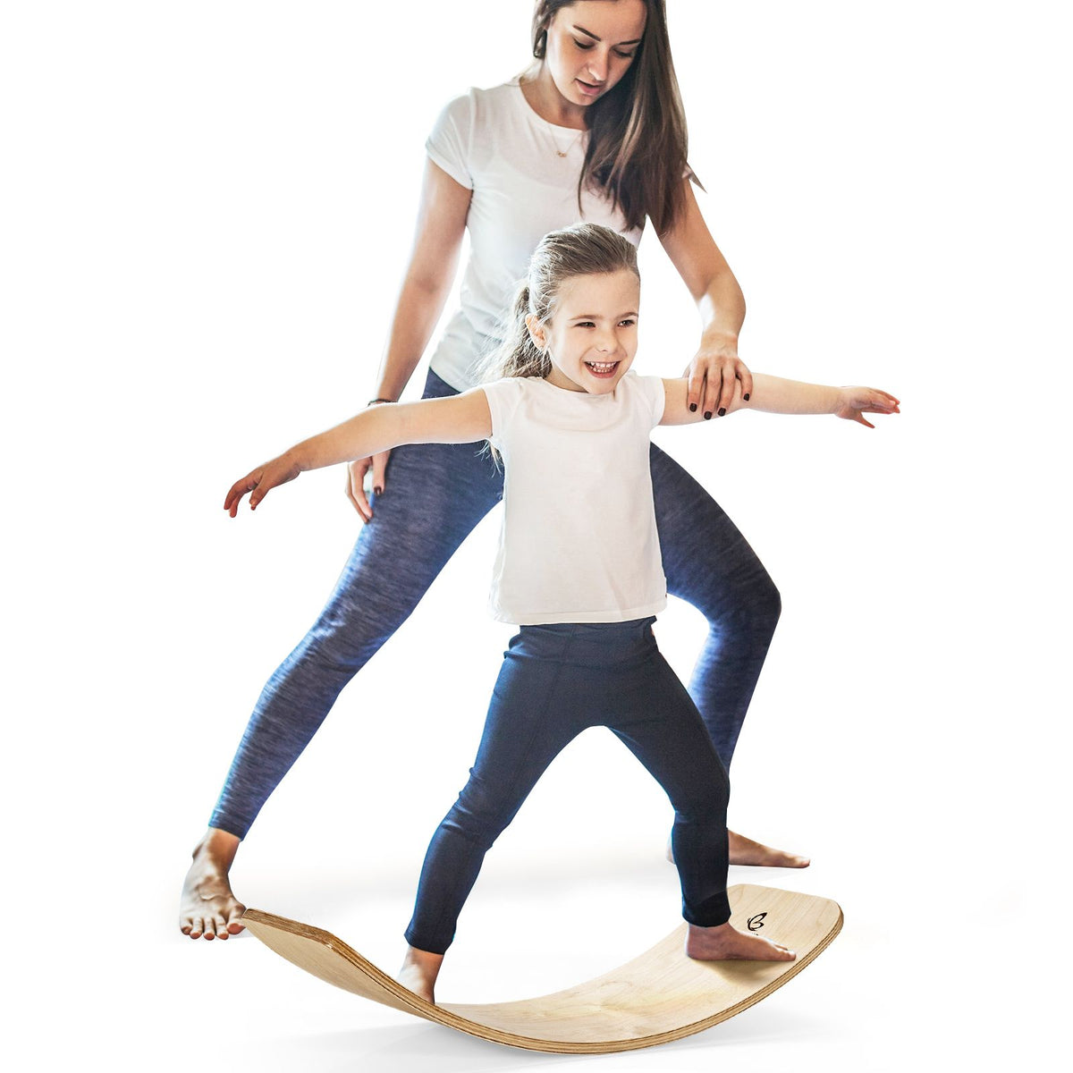 88.5 cm Wooden Balance Board for Balance Training Indoors and Outdoors