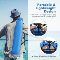 Foldable Portable Instant Pop-up Beach Tent for 3-4 Persons with Carry Bag