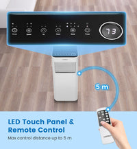 9000 BTU Portable Air Conditioner with Fan and Dehumidifier Mode