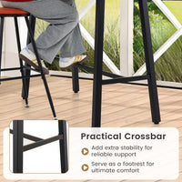 92 cm Patio Counter Height Bar Table Rectangular High Pub Table