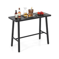 92 cm Patio Counter Height Bar Table Rectangular High Pub Table