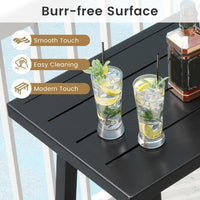 92 cm Patio Counter Height Bar Table Rectangular High Pub Table