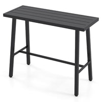 92 cm Patio Counter Height Bar Table Rectangular High Pub Table