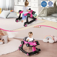 4-in-1 Baby Walker, Foldable Baby Activity Walker