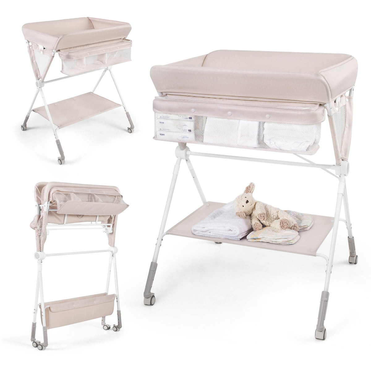Portable Folding Baby Changing Table for Infant Newborn Nursery