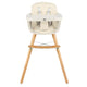3 in 1 Wooden Convertible Baby High Chair with Removable Tray