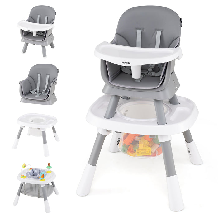 15-in-1 Convertible Baby High Chair, Multifunctional Kids Table & Chair Set