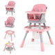 15-in-1 Convertible Baby High Chair, Multifunctional Kids Table & Chair Set