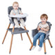 9-in-1 Convertible High Chair, Infants Booster Seat w/Harness and Waterproof Seat Cushion