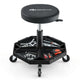 150 kg Capacity Pneumatic Rolling Mechanic Stool, Adjustable Roller Seat with Padded Seat