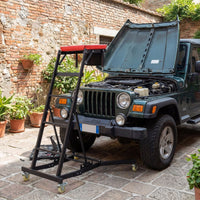 Topside Automotive Engine Creeper with 180kg Capacity and Adjustable Height for Garage Repair