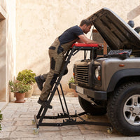 Topside Automotive Engine Creeper with 180kg Capacity and Adjustable Height for Garage Repair