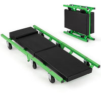 Foldable Automotive Creeper with 360° Swivel Wheels