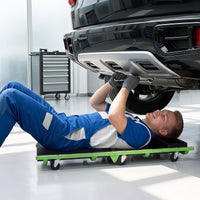 Foldable Automotive Creeper with 360° Swivel Wheels