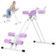 Ab Workout Equipment Foldable with 6 Inclined Angles and LCD Monitor