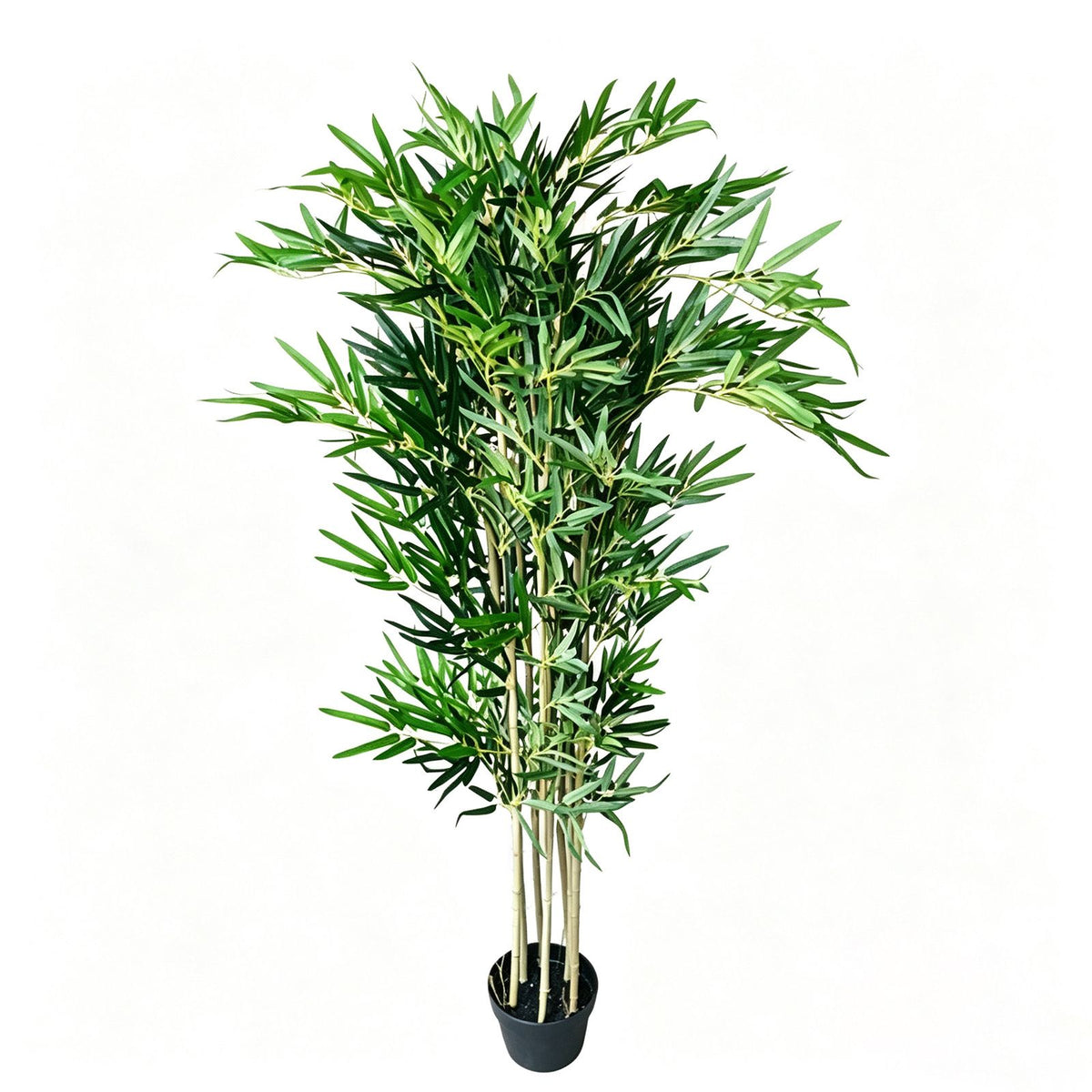 Artificial Plant- Fake Bamboo Plant with Nursery Plastic Pot for Home Decor