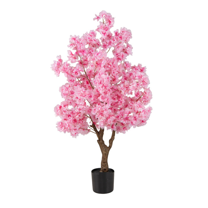 120cm Artificial Cherry Blossom Tree No Assembly Needed with Base