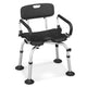 Non-Slip Shower Chair with Shower Buckle and U-Shaped Cutout