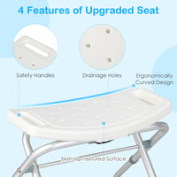Giantex Shower Chair Adjustable Bath Stool