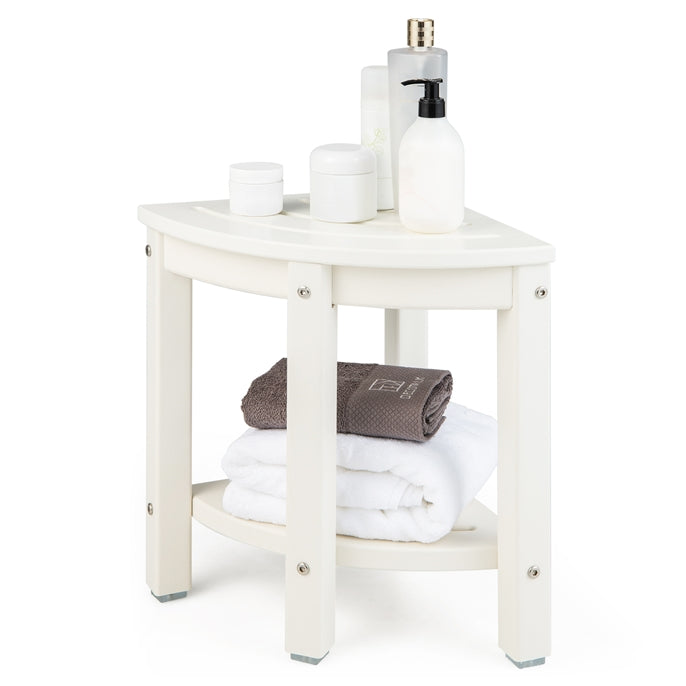 Giantex Corner Shower Bench Stool