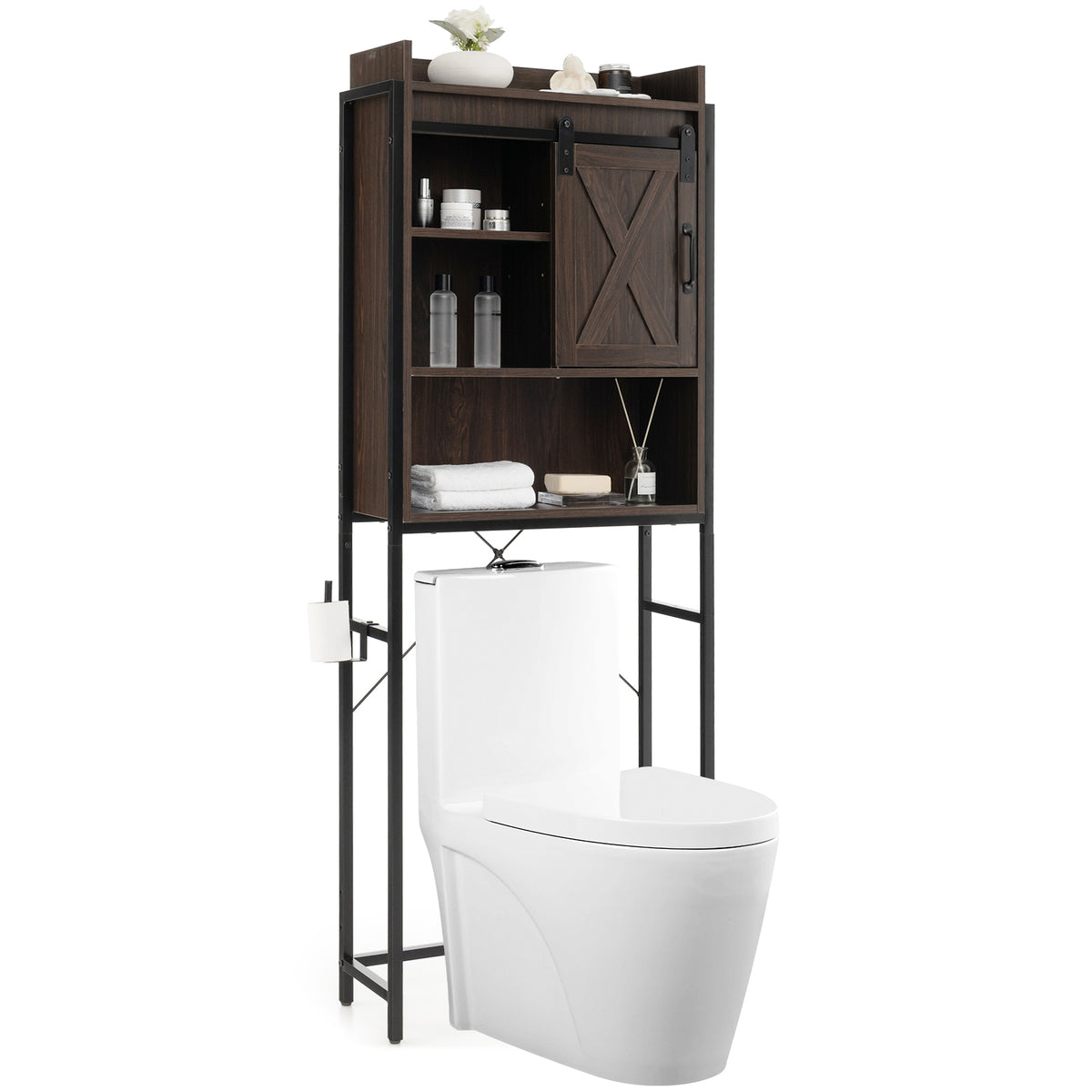 Giantex Over-The-Toilet 4-Tier Storage Cabinet
