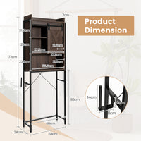 Giantex Over-The-Toilet 4-Tier Storage Cabinet