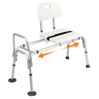 Sliding Tub Transfer Bench, Height Adjustable Inside Bathtub Chair