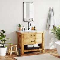 LED Bathroom Mirror with Anti-Fog Function and Adjustable Brightness