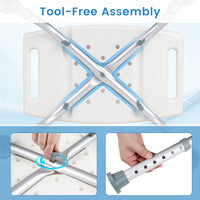 Giantex Adjustable Lightweight Shower Bench