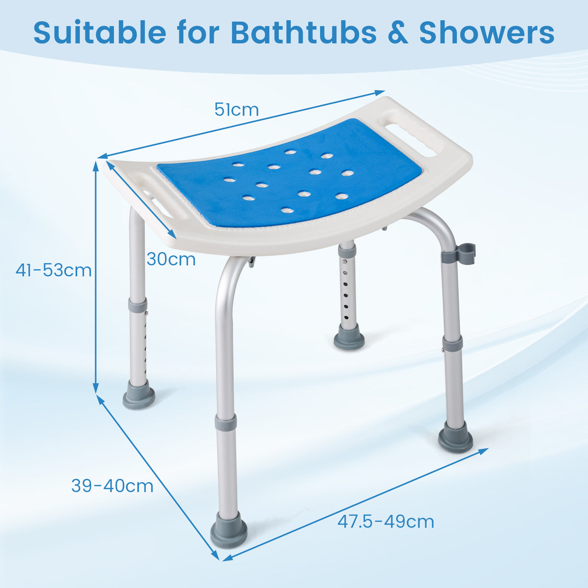 Giantex Adjustable Lightweight Shower Bench