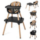 5 in 1 Convertible Baby High Chair, Infant Dining Chair Booster Seat w/Removable Tray