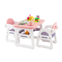 Kids Table and Chairs Set with 2 Chairs for Kids