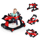 4-in-1 Baby Walker, Foldable Activity Car Baby Walker w/3 Adjustable Height