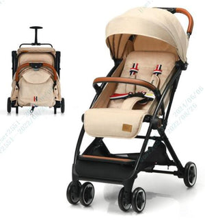 Lightweight Baby Stroller w/ Mesh Net, Compact Toddler Travel Stroller for Airplane